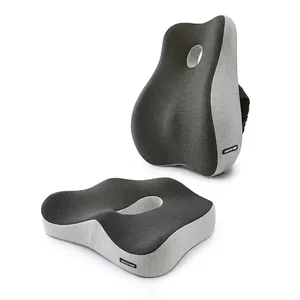 Подушка для офисного кресла с эффектом памяти, поддерживающая поясницу, Ортопедическая подушка для массажа, Подушка для спины