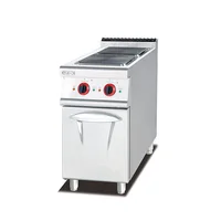 Commercial Cooking Stove Stainless Steel Kitchen Equipment Hot Plate Electric Stove 2 Burner With Cabinet 2