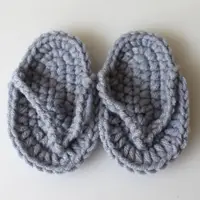 Trendy Mini Cute Knitting Slippers Newborn Photography Props  Handmade Crochet Photography Shoes Baby Souvenirs Accessories 5