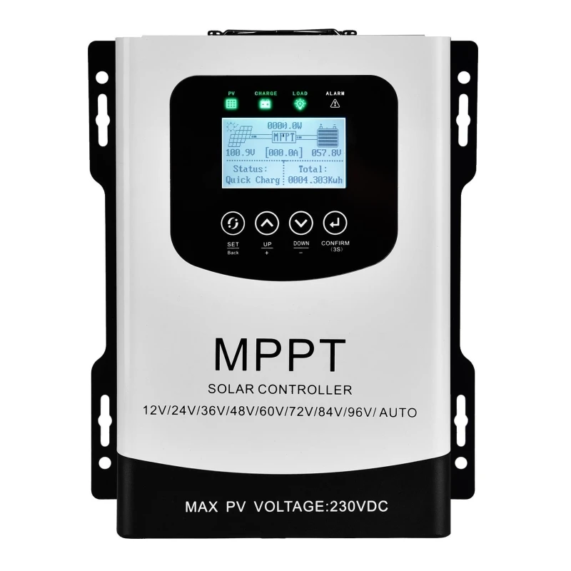 

MPPT 30A 40A 50A 60A 80A Solar Charge Controller Auto 12V 24V 48V 60V 96V 230VDC Solar Panel For Lifepo4 Lithium Lead Acid GEL