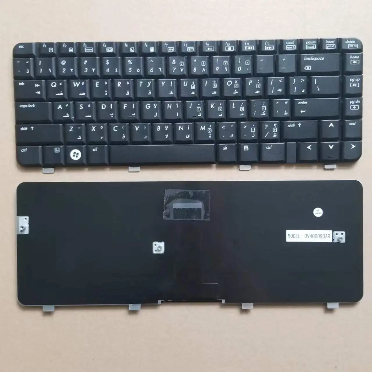 

New Arabic Keyboard For HP Compaq CQ40 CQ41 CQ45 AR لوحة المفاتيح . Black