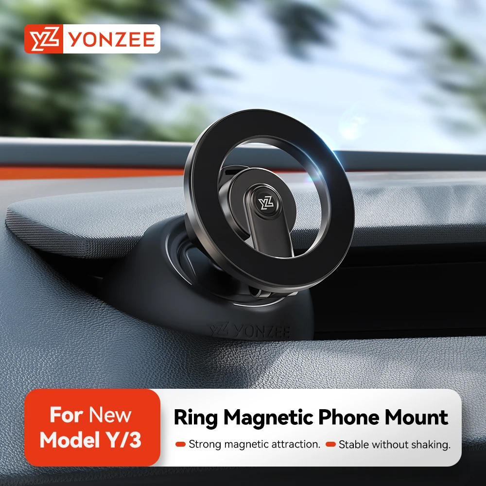 Soporte Magnético para Teléfono para Tesla Model 3/Y/YL Highland Juniper 2026, Rotación de 360 Grados, Soporte para Rejilla de Ventilación, Compatible con Todos los Teléfonos
