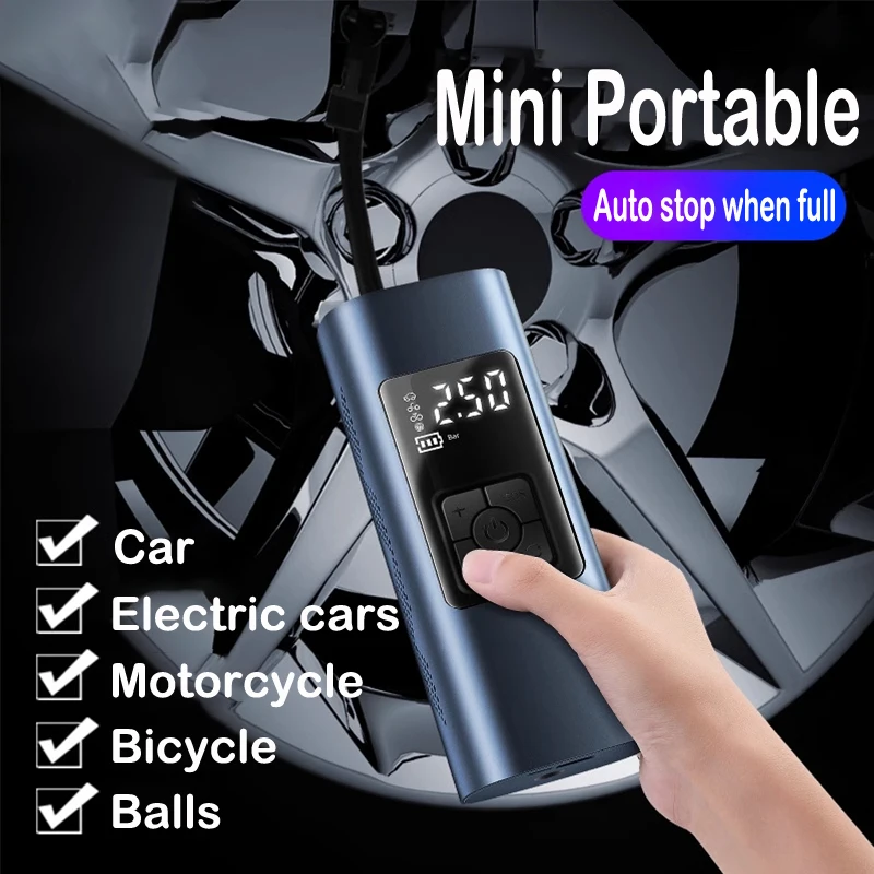 tire-inflator-air-compressor-portable-air-pump-for-car-cordless-tire-pump-electric-smart-air-pump-for-bike-motorcycle-car-tires