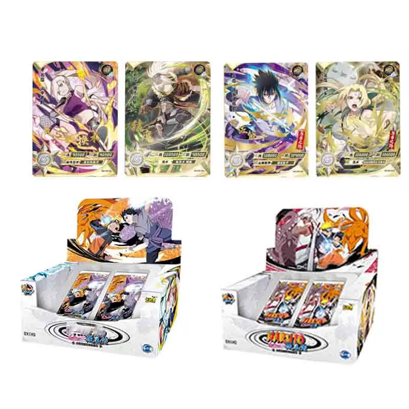 Commerci All'Ingrosso Kyou Naruto Collection Cards Booster Box Set Completo T4 W5 Packs Anime Playing Cards Game Cartas Gift