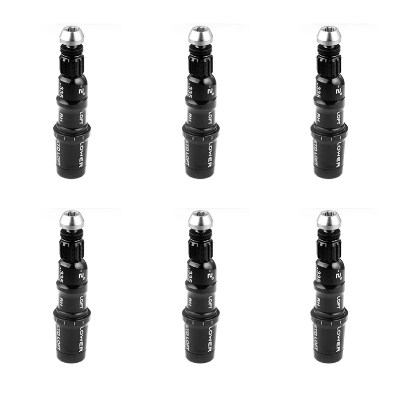 

6X 2017 .335 Tip Golf Club Adapter For Taylormade M1, M2, R15, Sldr, R1 Driver