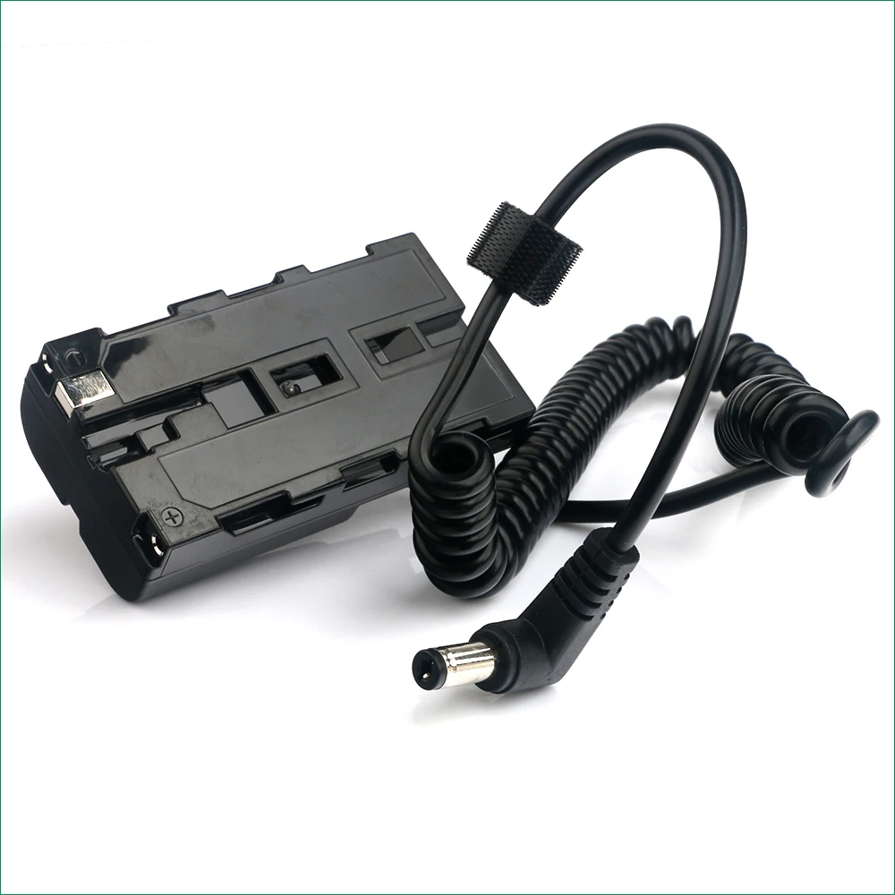 NP-F550 Dummy Battery Compatible with LED video light Atomos Shogun Flame，Shogun Inferno， Atomos Ninja Inferno Recording Monitor
