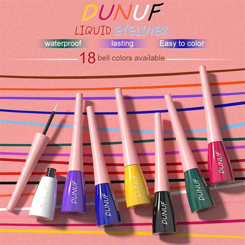 18 Colors Matte Colorful Liquid Eyeliner Pencil Waterproof Lasting Makeup Liquid Eye Liner Blue Green Yellow Eyes Cosmetics Pen eyeliner pencils liquid eyeliner eyeliner pen
