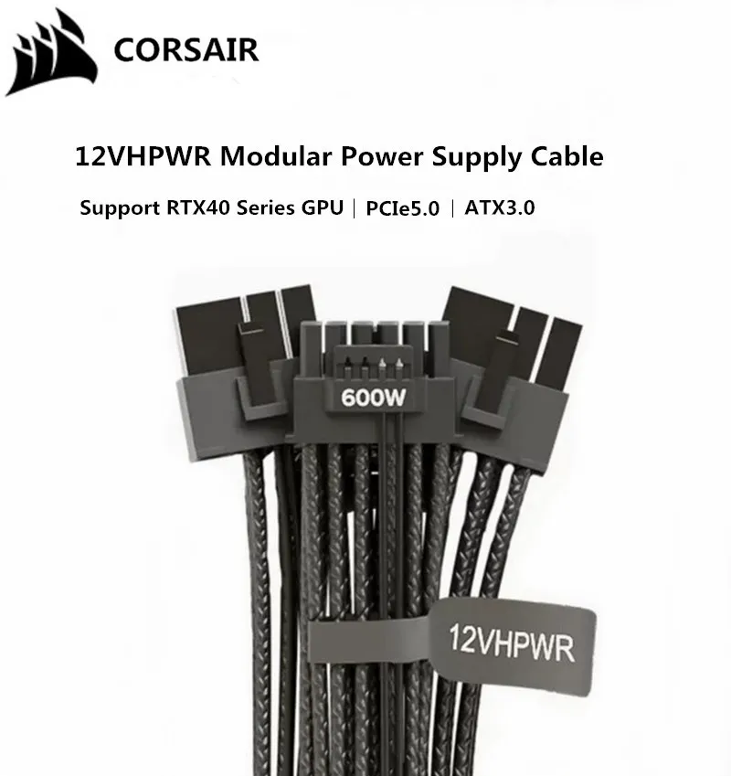 16AWG PCIE 5,0 12vhpwr 16Pin 12 + 4-контактный разъем для двойного ...