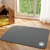 Pet Feeding Mat Absorbent Dog Cat Mat for Food and Water Easy to Clean Pet Placemats Quick Dry Dog Mat for Messy Drinkers 1