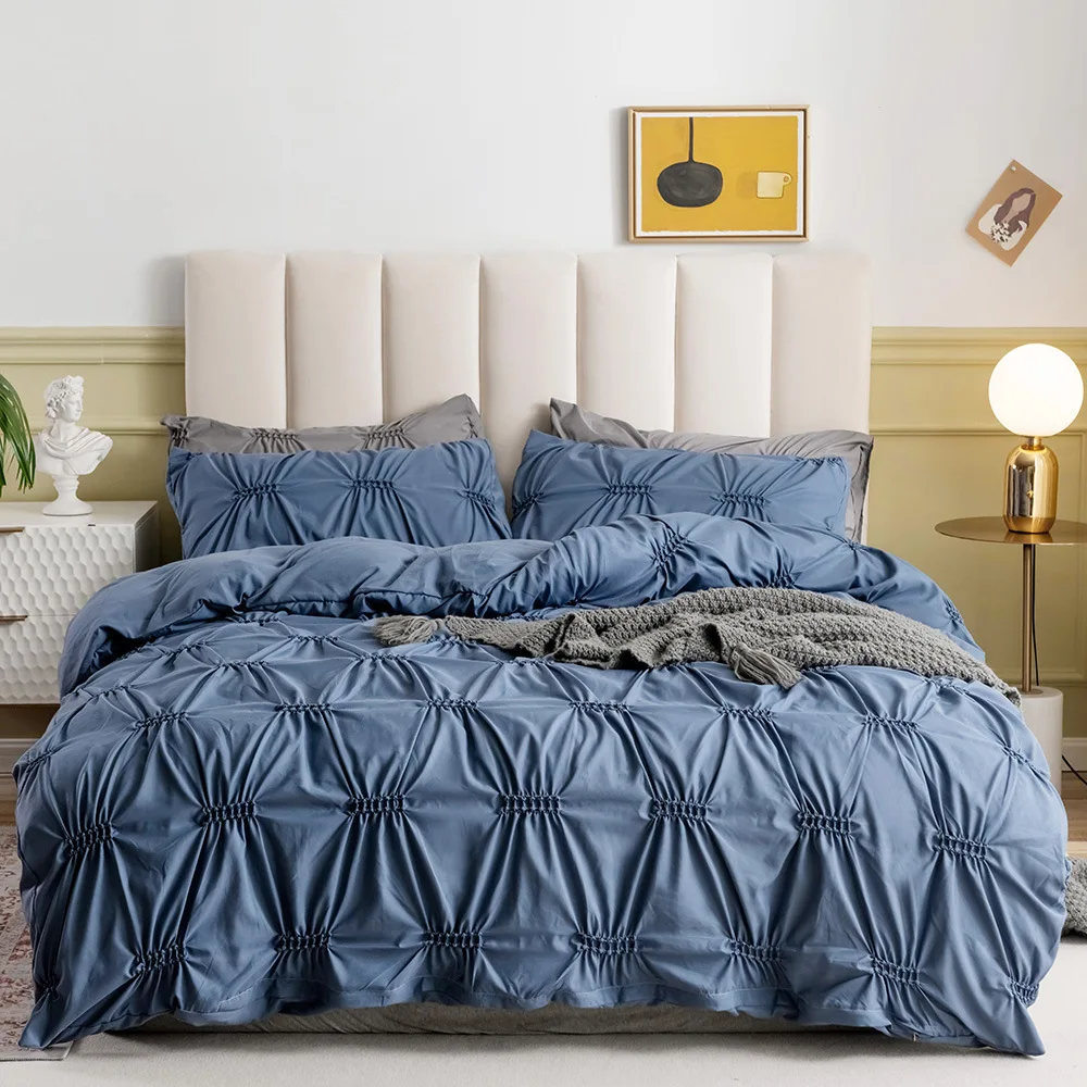 Pinch Pleat Microfiber Comforter