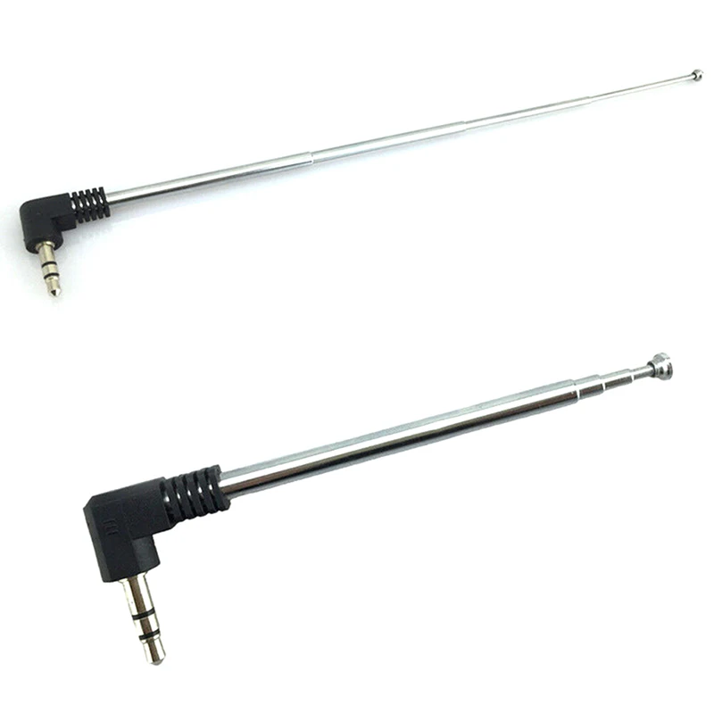 Cell Phone Signal Booster Antenna 3.5mm Universal Retractable FM Mobile Phone Car Auto Radio Telescopic Antenna 433-760 MHz Interior Parts Car Accessories