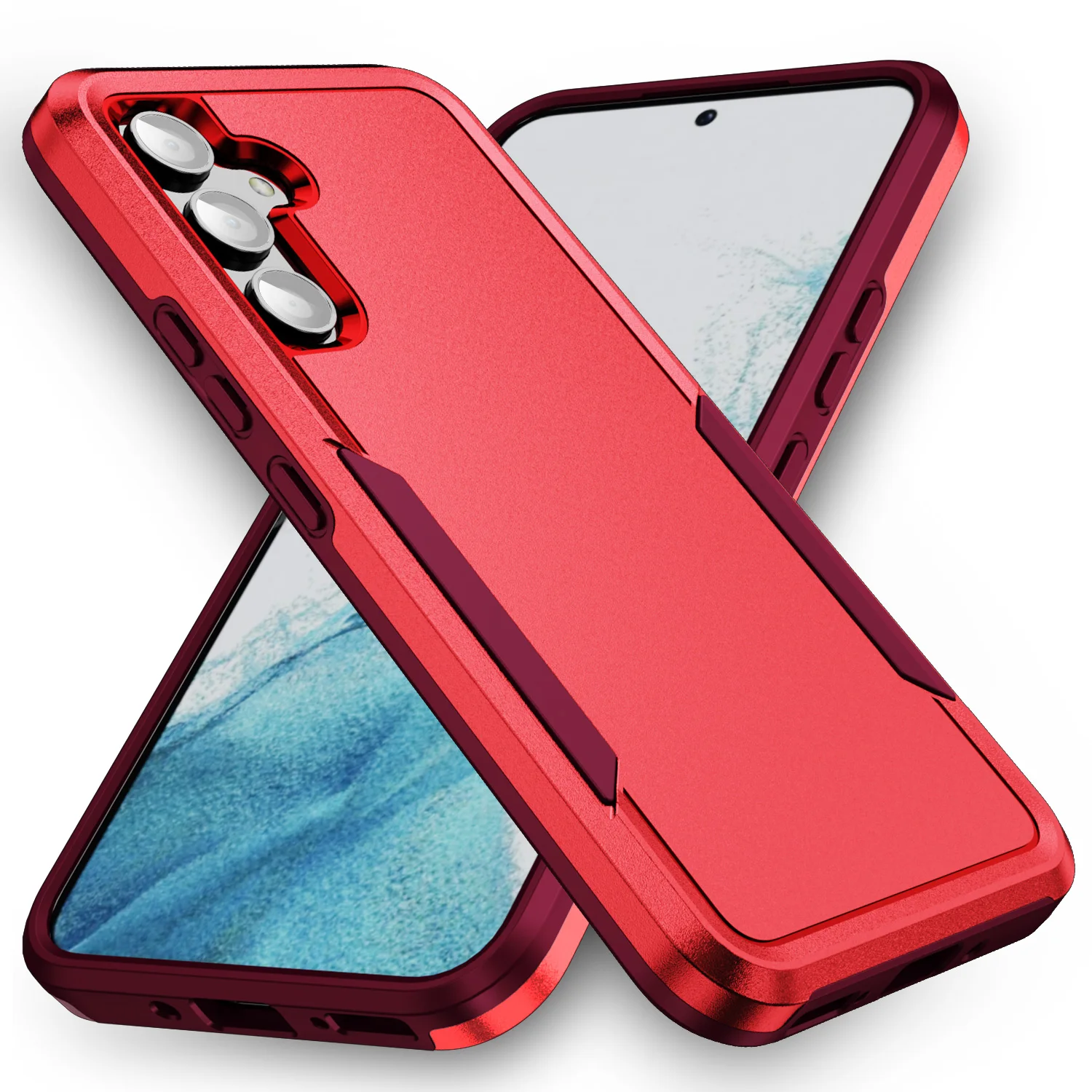 Heavy Duty Armor Shockproof Phone Case - Durable Protective Back Cover