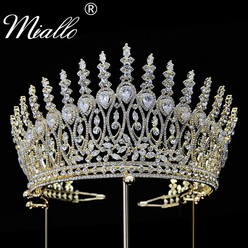 

Wedding Crown Cubic Zirconia Bridal Tiaras and Crowns for Women Hair Accessories Hair Jewelry Bride Headpiece Champion Gift