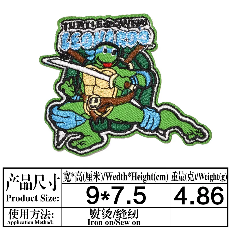 Teenage Mutant Ninja Turtles Transfer Stickers  Patches Ninja Turtles  Clothes - Action Figures - Aliexpress