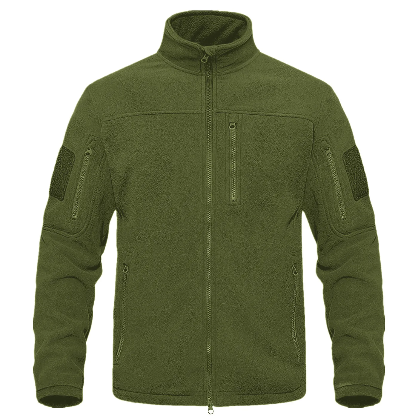 Army Sharkskin Softshell Outdoor Thermal Fleece Jacket Men's Outdoor Hiking Camping Windbreaker Hunting Jacket