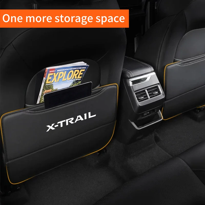 닛산 Xtrail X-Trail T32 T30 T31용 카시트 백 킥 프로텍터 패드, 뒷좌석 등받이 보호 패드, 어린이용 먼지 방지 및 내마모성 패드