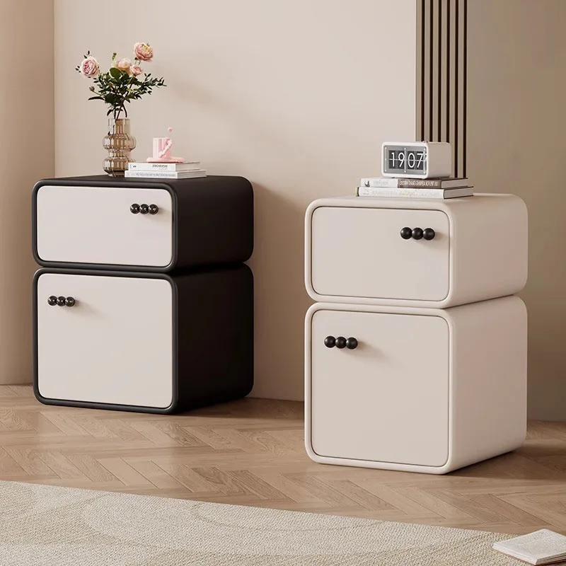 

European Nordic Nightstand Modern White Wood Bedside Nightstands Minimalist Organizer Armarios De Dormitorio Home Decoration