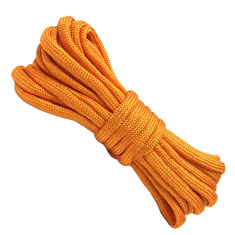 Climbing Rope Portable 4mm Non-slip Downhill Rope for Survival Parachute Cord Lanyard Camping Climbing Rope Hiking Clothesline 2