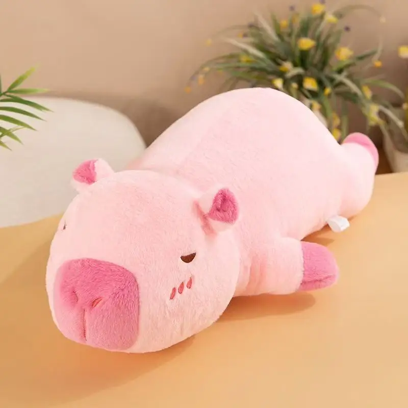 Capibara Plush Toy Figurine 60/80cm Cartoon Anime Cute Pillow Cushion Home Decor Children's Birthday Gift