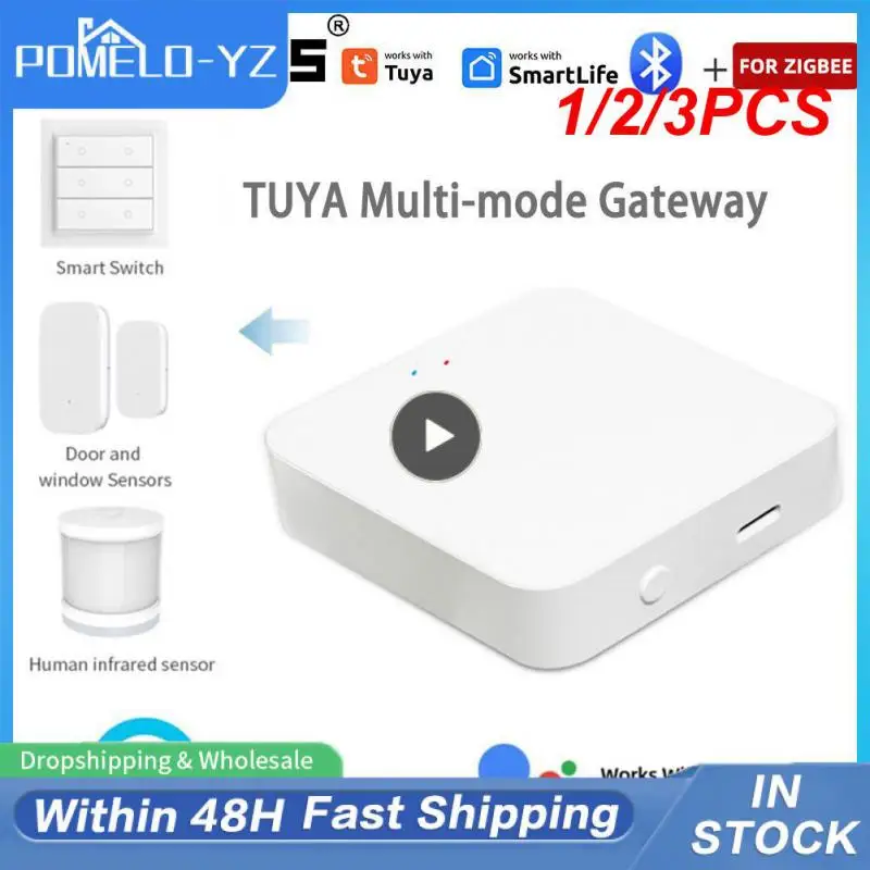 1/2/3PCS Tuya Smart Gateway Hub Multi-model Smart Home Bridge WiFi Bluetooth Compatible APP Wireless Remote Control