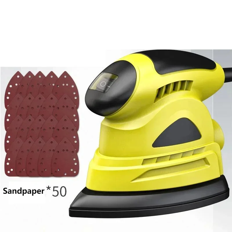 220V Sandpaper Machine Sander Paint Sander Refurbishment Small Polishing Machine Woodworking Electric Wood Furniture Flat