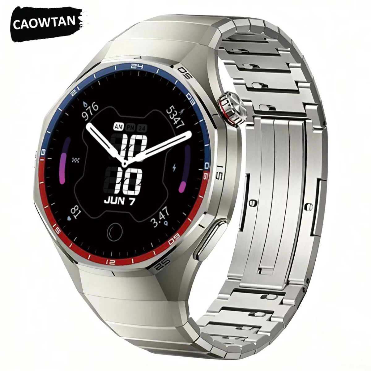 Luxury Titanium Metal Bracelet for Men - Quick Release No-Gap Design