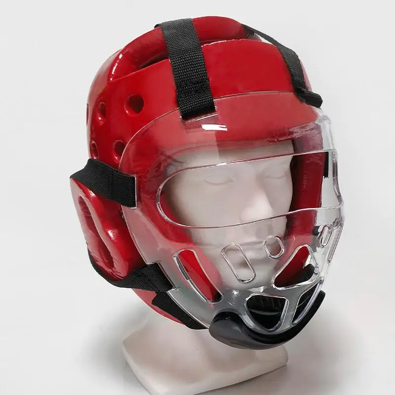 Clear Taekwondo Face Shield Taekwondo Protection Detachable Protector Protective Mask Facial Protective Gear for Adult Child