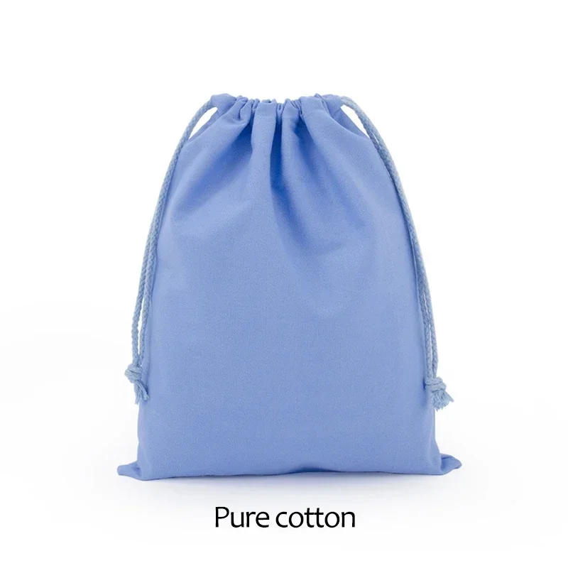 Eco-Friendly Cotton Blend Drawstring Gift Bags for Candy Storage and Home Organization