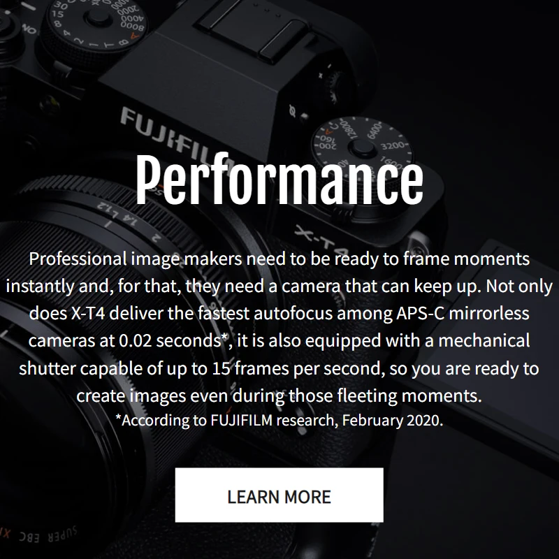 Fujifilm X-T4 XT4 APS-C Mirrorless Camera Professional 4K Video Support Slow Motion Photography Digital Camera Vlog HD Travel