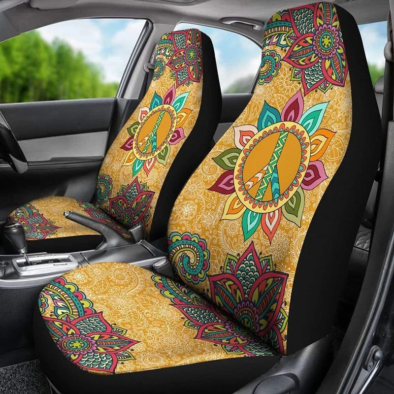 Housses de siège auto style couverture mexicaine, accessoires de voiture,  cadeau pour elle, housse sur mesure, décoration de voiture, cadeau pour lui  -  France