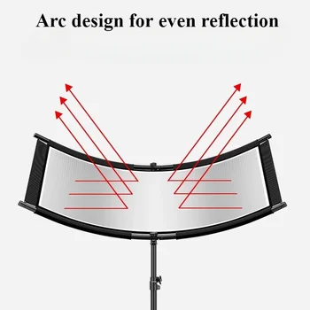 4-Color Cloth U-Type Reflector Collapsible Photography Light Reflective Screen Photo Studio Kits Photography Accessories