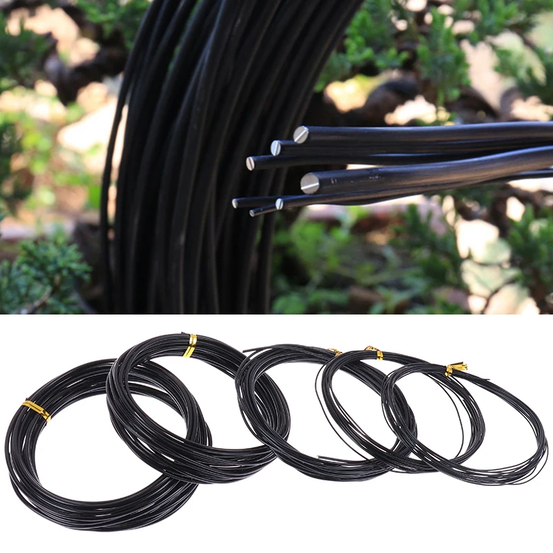 Bonsai Wire Plant Support Branches Bend Fixing Anodized Aluminum Bonsai Training Wire Plant Shapes 5M 1-3mm Garden Accessories
