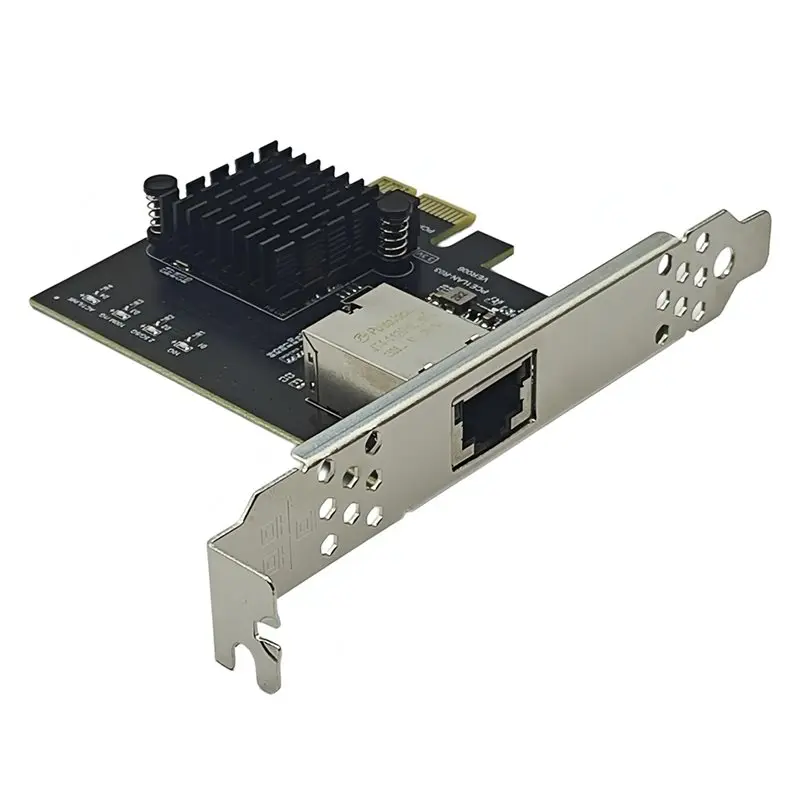 10Gb 네트워크 카드 RTL8127AT 10Gbps 이더넷 네트워크 어댑터 Pcie 4.0 X1 - RJ45 인터페이스 지원 PXE 유선 LAN