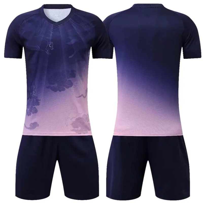 blaue fußballtrikots