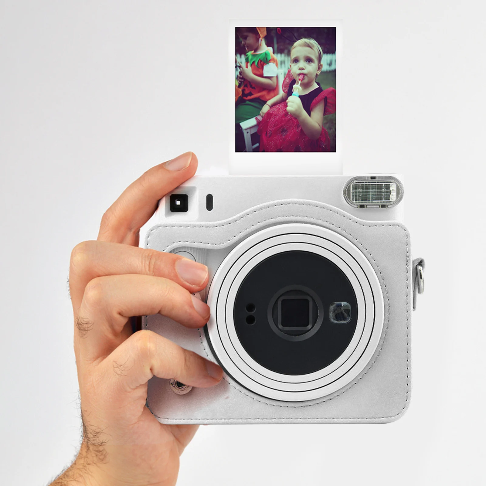 

Винтажный чехол для камеры FUJIFILM Instax SQUARE SQ1, чехол из искусственной кожи на ремне, сумка для переноски, защитный чехол для камеры sq1