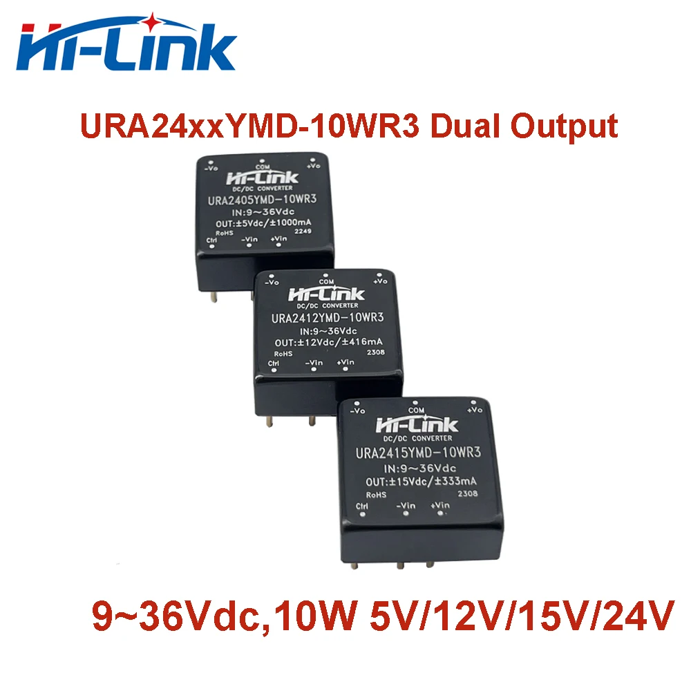 5V/9V/12V/15V/24V Dual Output DC-DC Power Supply Module 9-36Vdc power supply switching power supply