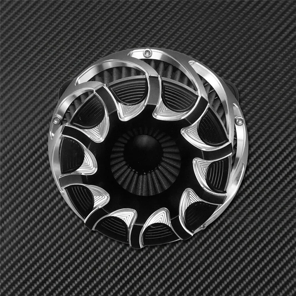 Moto Filtro Aria Pulitore Filtro di Aspirazione Elemento Grigio Per Harley Sportster XL Dyna Touring Street Electra Road Glide Softail - Image 2