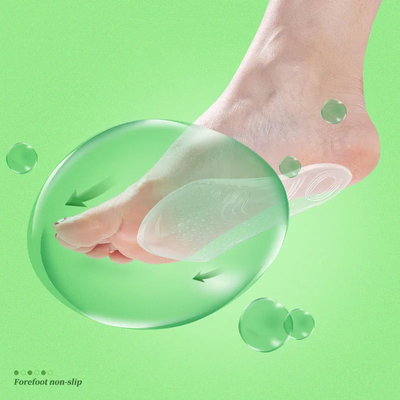 1 Pair Clear Adhesive Orthotic Insoles Inserts Arch Support Insoles Flat Foot Men & Women