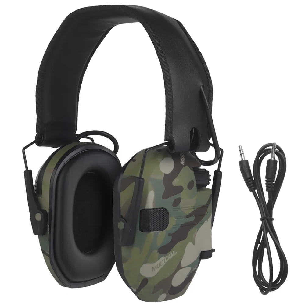 Tactical Electronic Noise Cancelling Headset for Shooting Training Hearing Protector Earmuffs Hunting Airsoft Noise Headphones