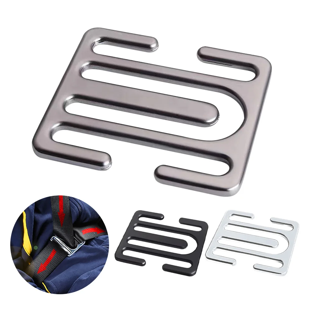 

Anti-Neck Safety Seat Belt Adjustable Belt Positioner Stopper Shoulder Guard Buckle Kids Safety Seat Belt Cover Car Accessories