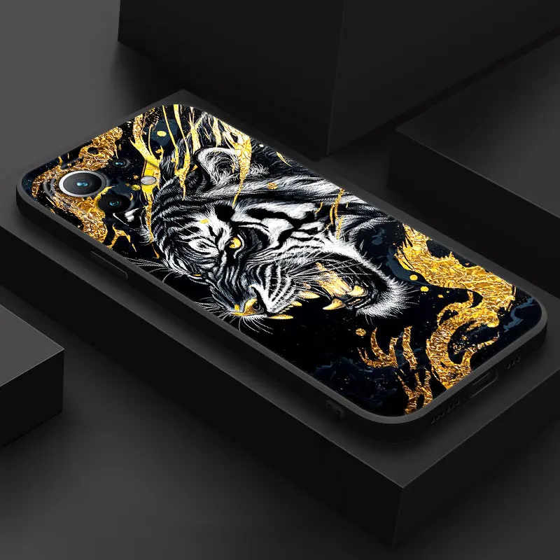 Animal Design Phone Case - Lion, Wolf, Tiger Cover