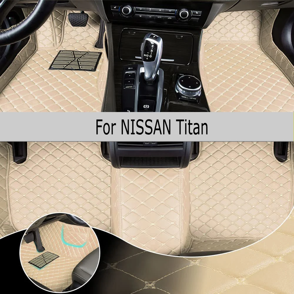 

Автомобильный напольный коврик для NISSAN Titan 2016-2018 года, Модернизированная версия, аксессуары для ног, ковры
