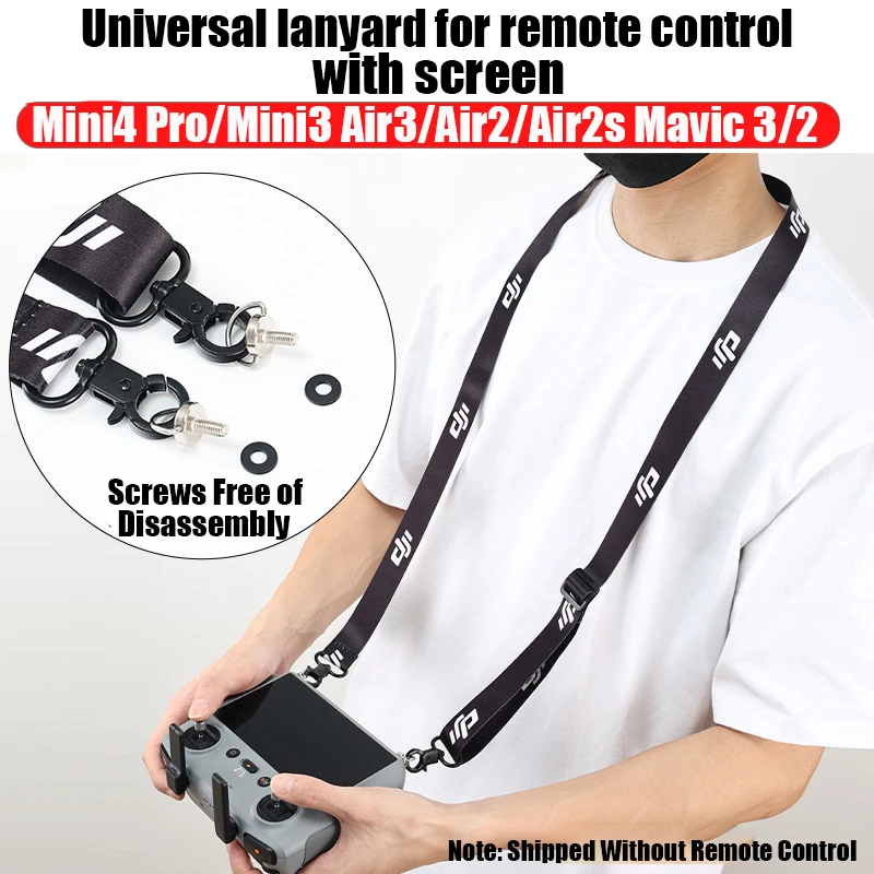 Lanyard for DJI RC & RC 2 & Pro Controller DJI Mini 4 Pro Neck Strap Compatible with Mini 3 Pro/Mavic 3/Air2