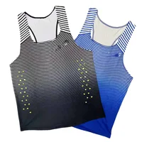 Men Running Marathon Singlets Sleeveless Gym Clothing Men Sleeveless Tank Top Vest for Men Running Vest Customization 1