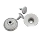 100sets/Lot YKK Jeans Button H-shaped Buckle Snap 17mm Hollow Matte Silver Casual Pants Clothing Accessory 2