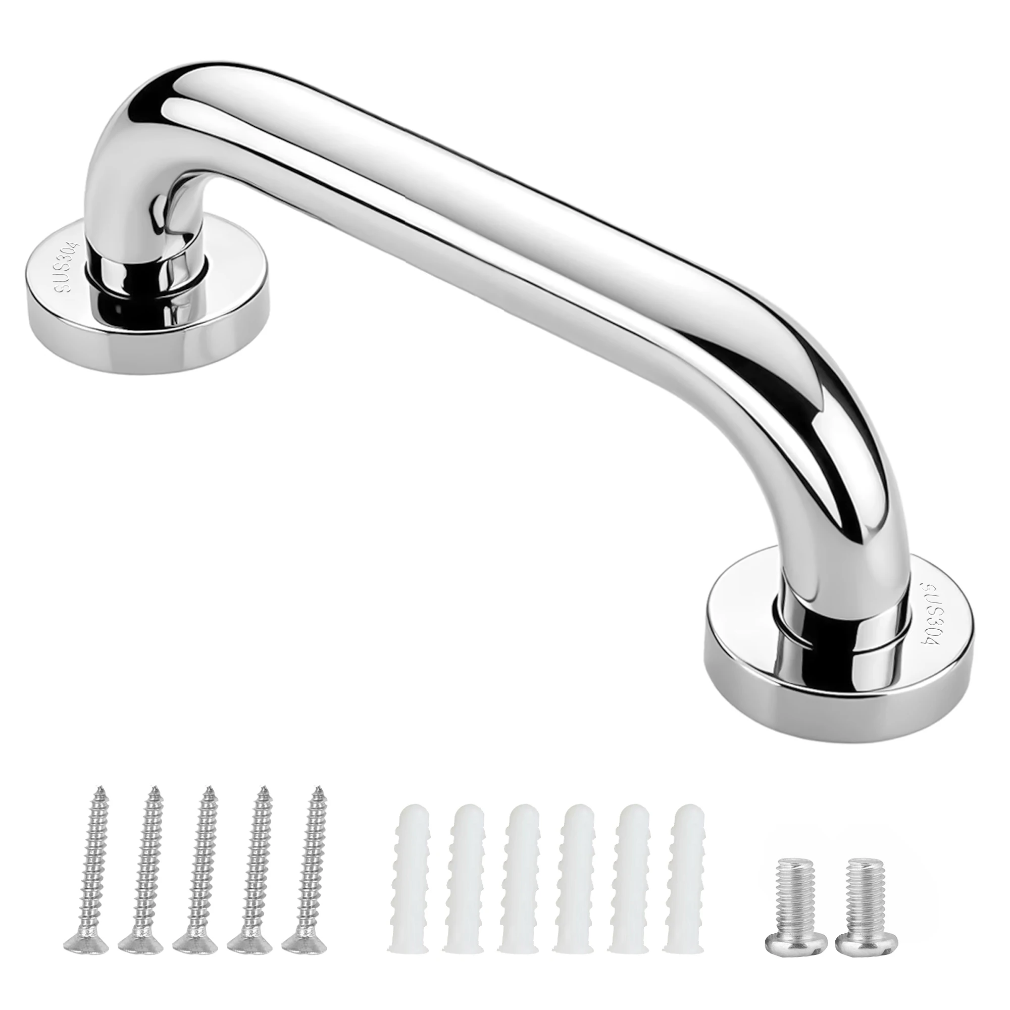 ที่จับอ่างอาบน้ําสแตนเลส, รางนิรภัยในห้องน้ํา, ราวจับติดผนังสําหรับห้องน้ําและฝักบัว, ราวจับนิรภัยกันลื่น 1