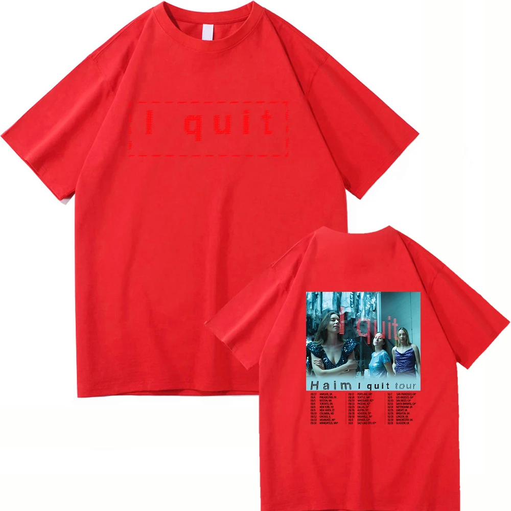 Haim i quit Tシャツ　バンドT HAIM BAND 2025 I Quit Tour T SHIRT FULL SIZE S-5XL | eBay