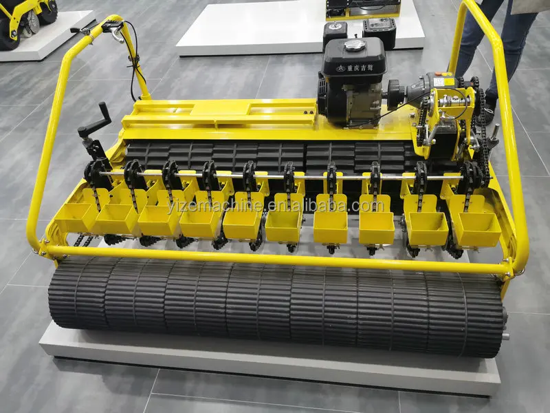 

Grass seeder for small seed / vegetable planting machines