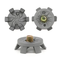 20pcs Soft Golf Shoe Spikes Metal Thread Studs Replacement Fit Golf Spike With Wrench Tool 2