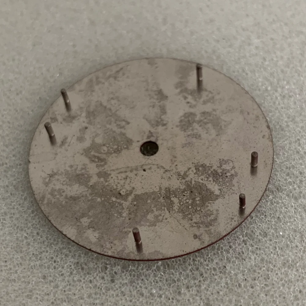 Watch Dial Orange Scale Accessories Watch Dial Accessories Watch Face Accessories for NH35/8215/2836 Movement